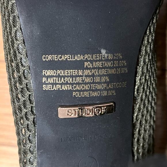 Studio F Fishnet Peep-Toe Ankle Booties - Size 37 - Picture 10 of 12